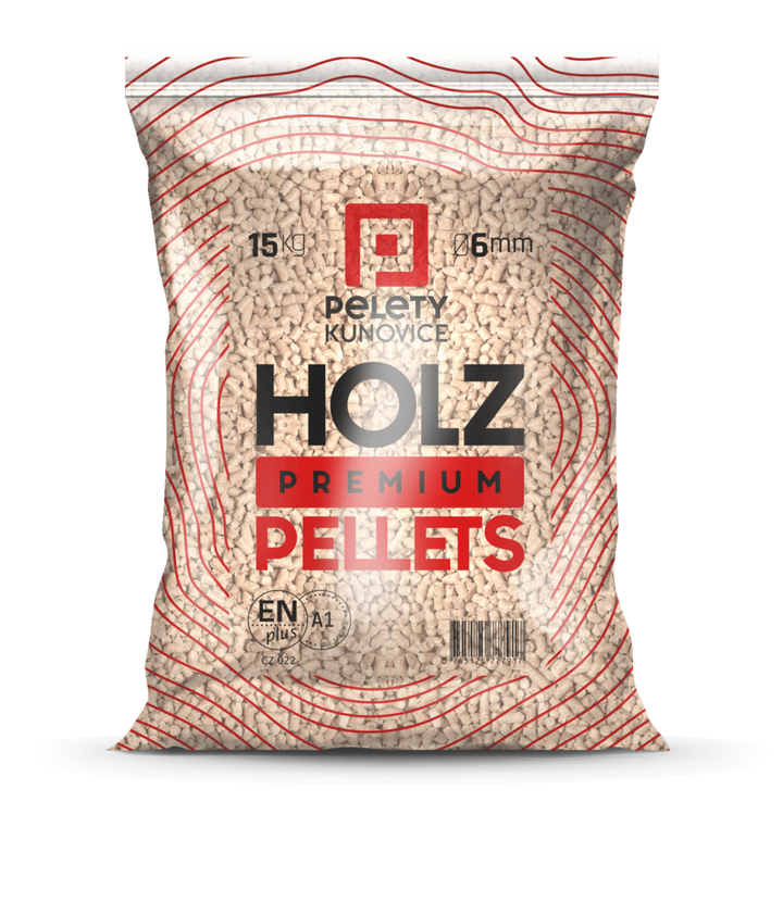 HOLZ PREMIUM ENplus A1 – drevené pelety, 70 × 15 kg = 1 050 kg