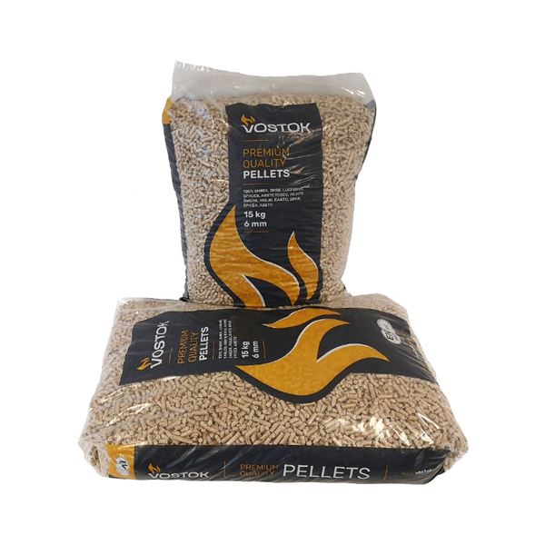 Drevené pelety EN plus A1 - 15 kg X 70 bal. paleta 1050 kg