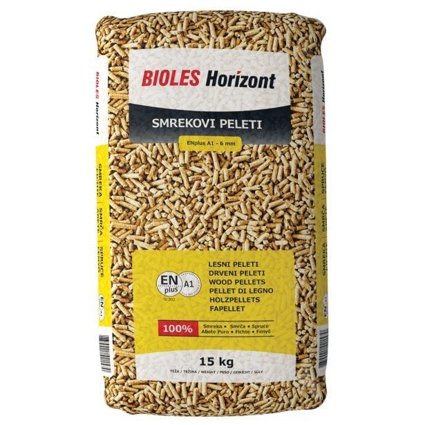 BIOLES HORIZONT – Drevené pelety ENplus A1 – 1 050 kg
